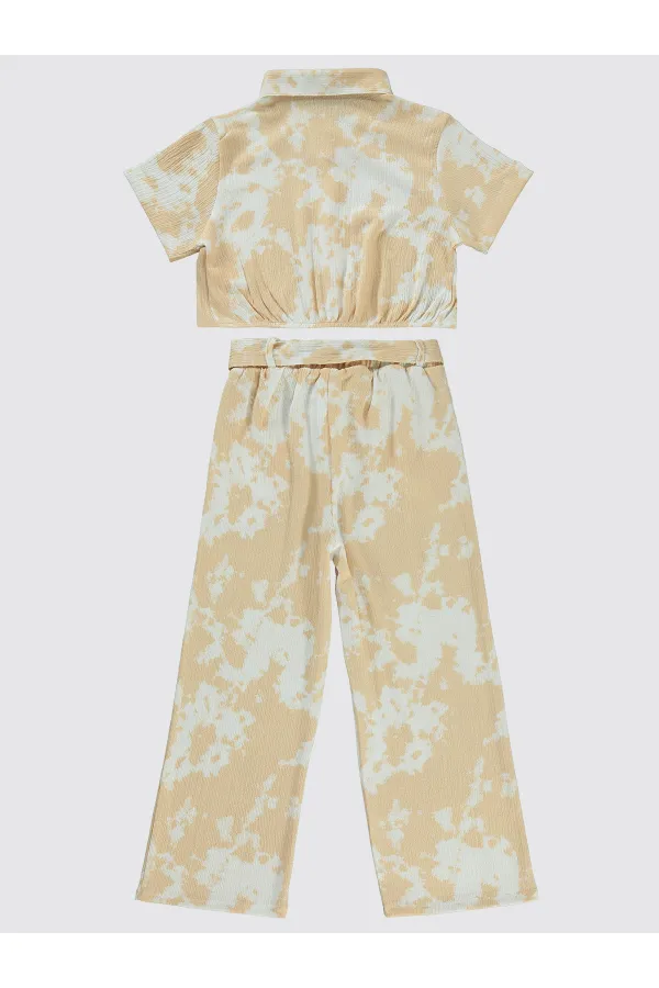 Girls' Set 6-9 Years Beige - Package