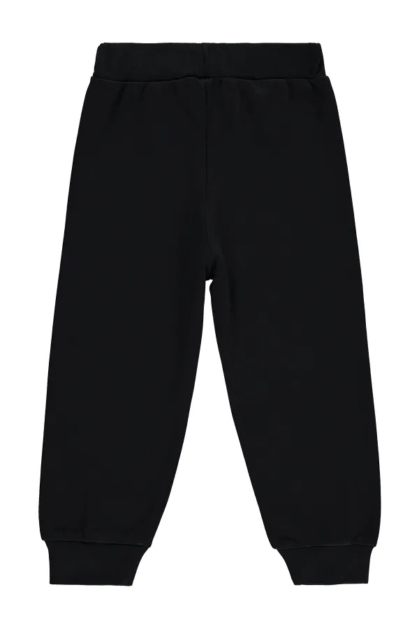 Pantalon de survêtement garçon Km 2-5 ans Noir - Lot
