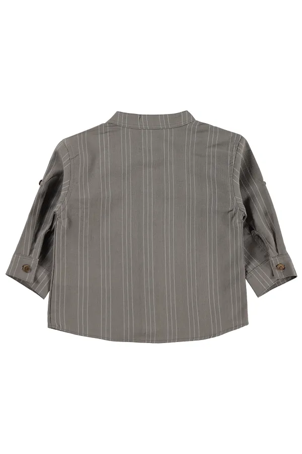 Bebek Gömlek 0-24 Ay Acı Kahve - Paket