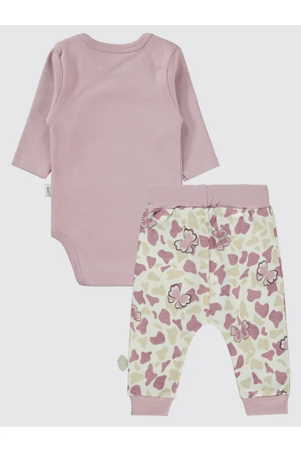 Bebek Takım 0-24 Ay Lila - Paket