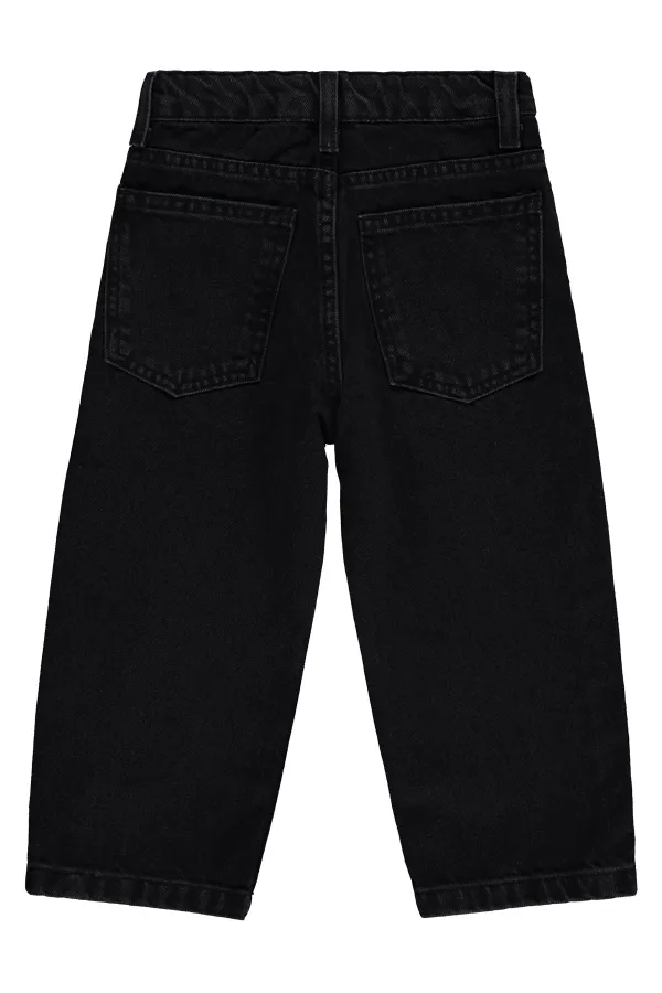 Erkek Çocuk Pantolon Kot 2-5 Yaş Siyah - Paket