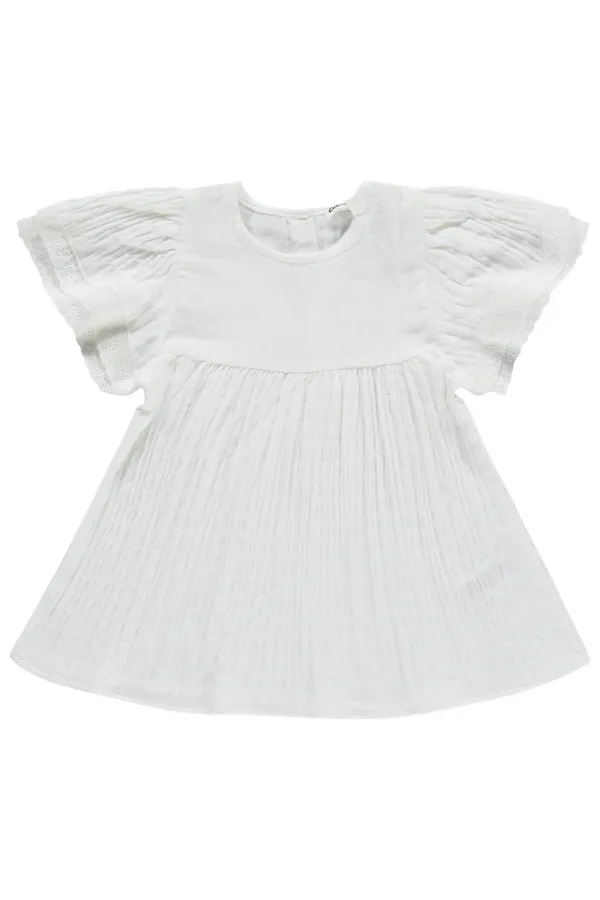 Kız Çocuk Takım 2-5 Yaş Kırık Beyaz - Paket