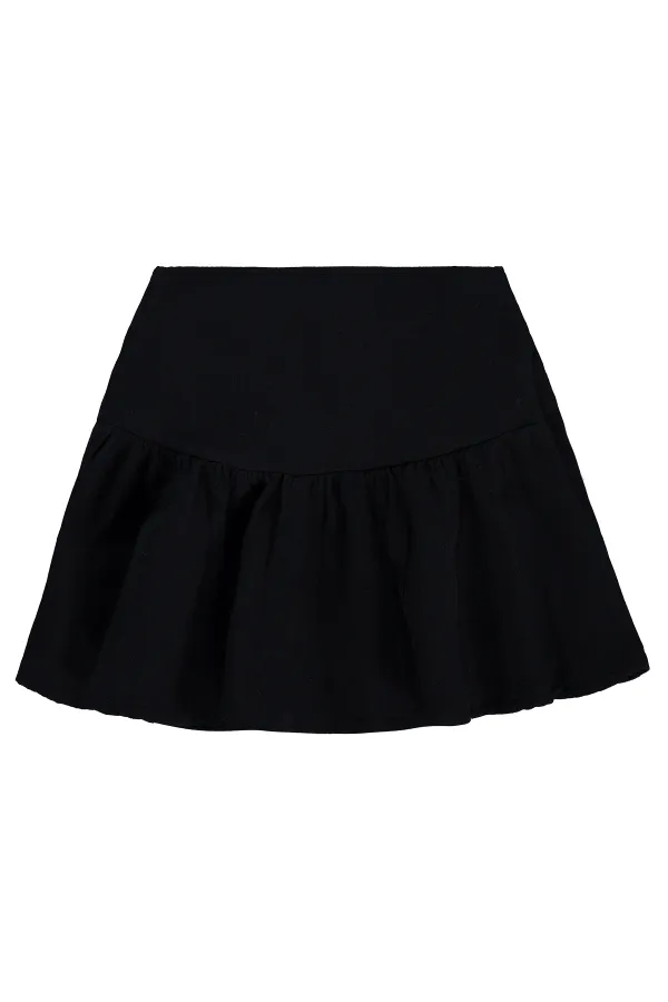 Kız Çocuk Etek 6-9 Yaş Siyah - Paket