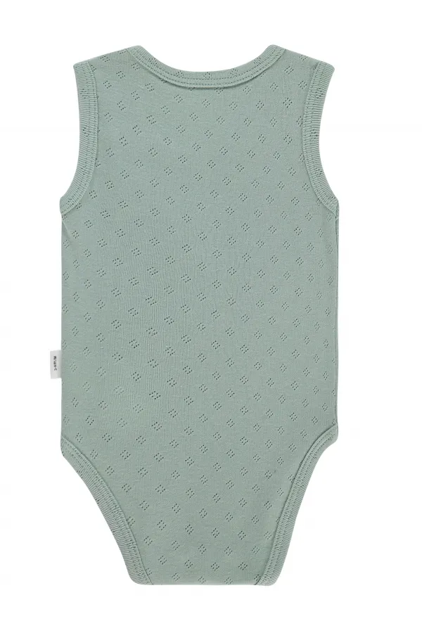 Bebek Çıtçıtlı Badi 0-24 Ay Yeşil - Paket