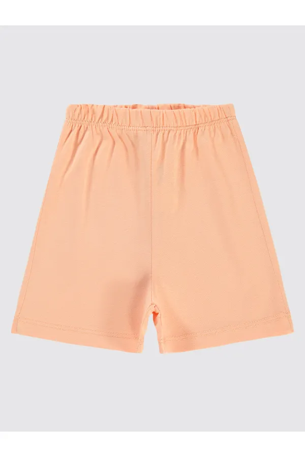 Bebek Şort 0-24 Ay Somon - Paket