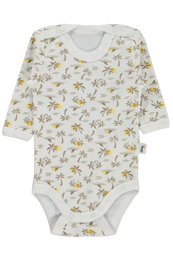 Body bébé à boutons-pression 0-24 mois, écru - Emballage