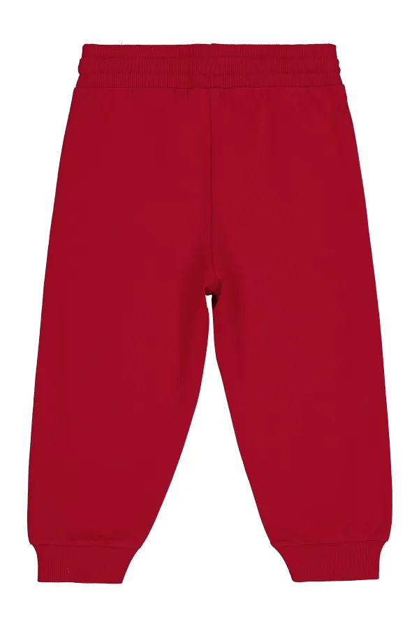 Boy's Tracksuit Bottoms 2-5 Years Red - Pack
