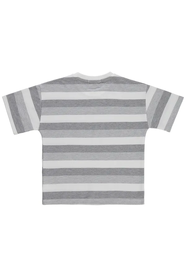 Boys' T-Shirt, Ages 6-9, Grey - Pack