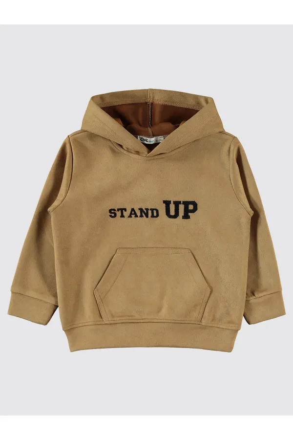 Boy Sweatshirt 2-5 Years Beige - Package