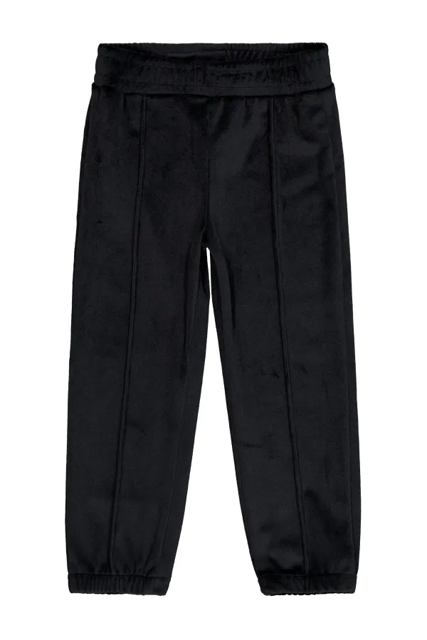 Bas de survêtement noirs pour filles de 2 à 5 ans - Lot