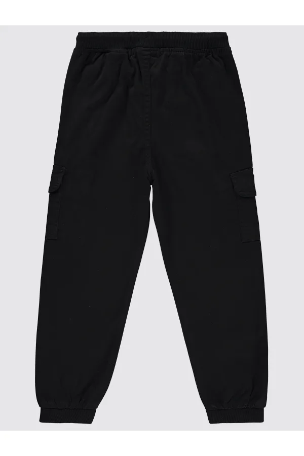 Boy's Trousers 10-13 Years Old Black - Pack
