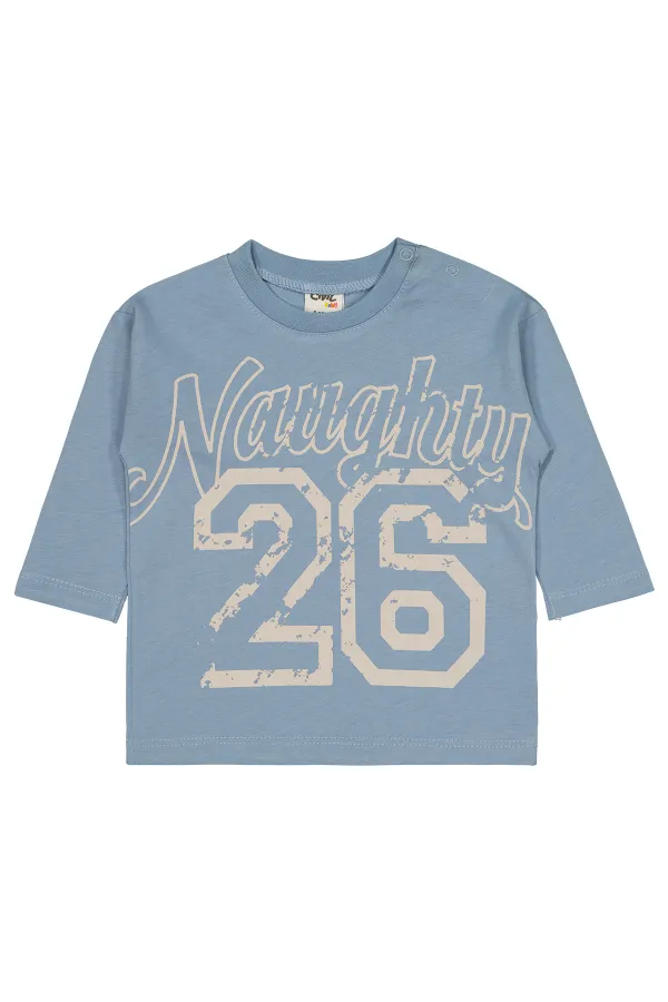 Baby Sweatshirt 0-24 Months Ice Blue - Pack