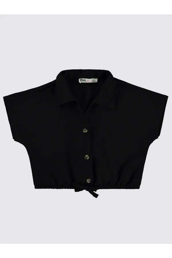 Girl's Shirt 2-5 Years Old Black - Pack