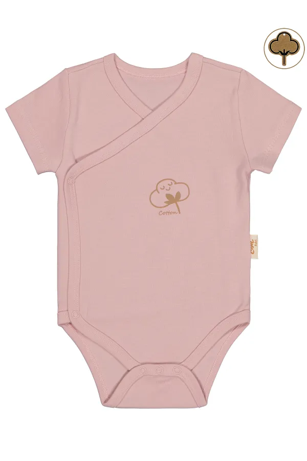 Bebek Çıtçıtlı Badi 0-24 Ay Pembe - Paket