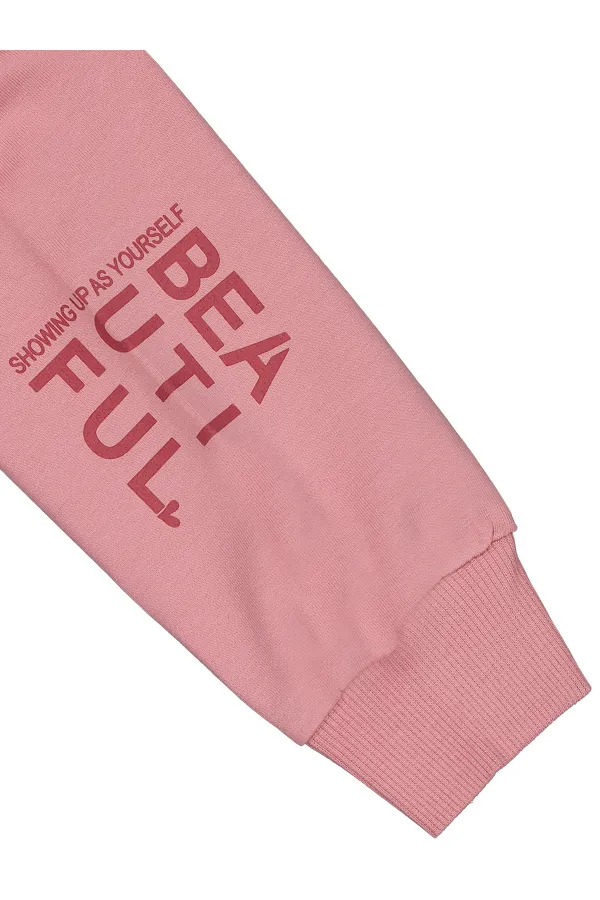 Girl Cardigan 10-13 Years Old Dusty Rose - Package