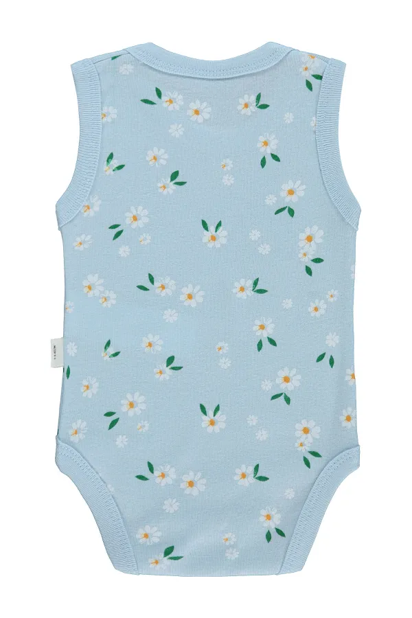 Bebek Çıtçıtlı Badi 0-24 Ay Mavi - Paket