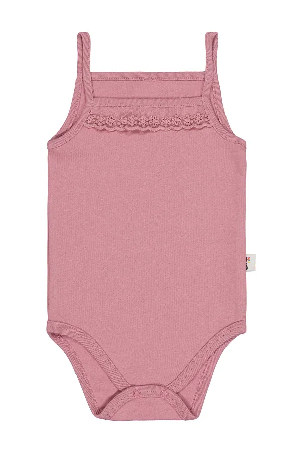 Body bébé à boutons-pression 3-6-9 mois Rose clair - Emballage