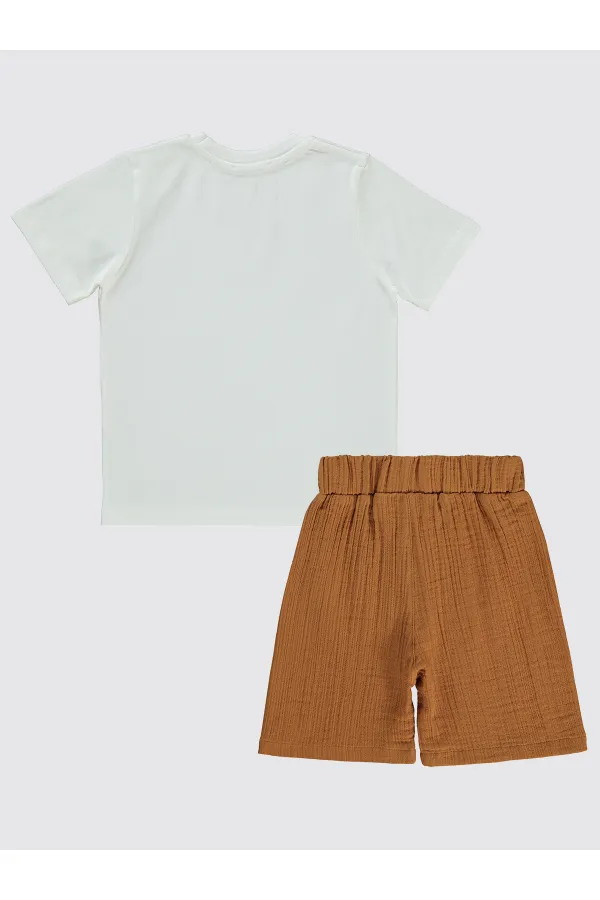 Costume garçon 2-5 ans écru - Emballage