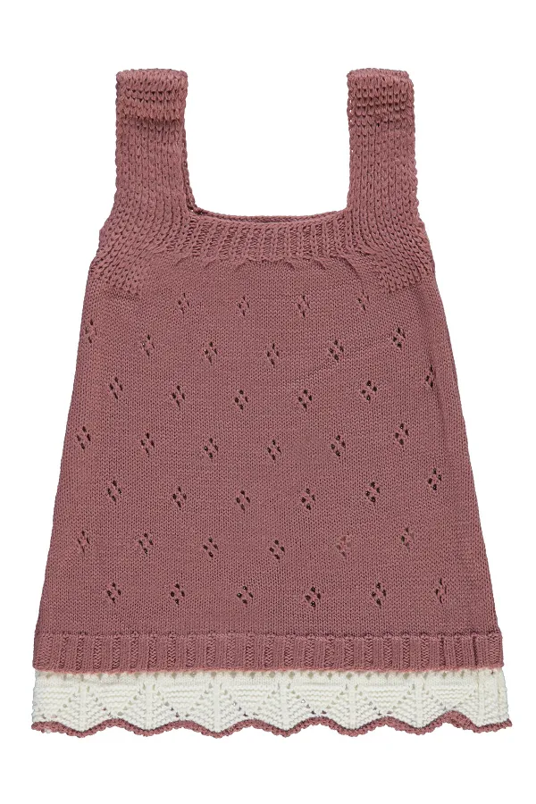 Baby Vest and Dress 0-24 Months Dusty Rose - Package