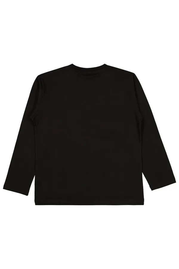 Boys Sweatshirt 6-9 Years Black - Pack