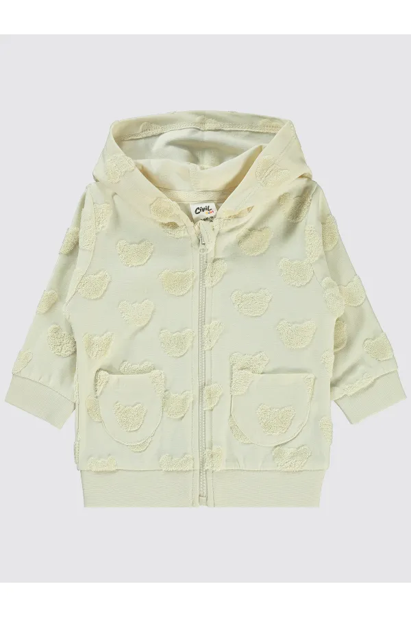 Gilet bébé 0-24 mois couleur pierre - Emballage