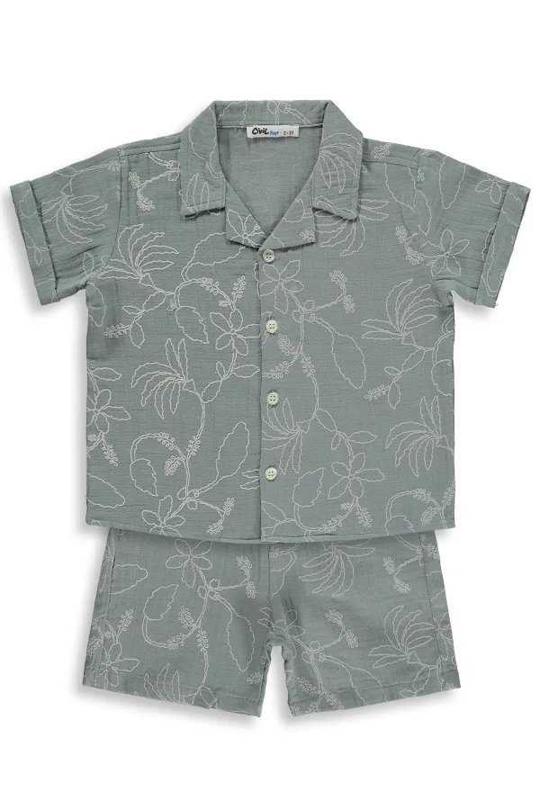 Boys' Team Set 2-5 Years Old, Light Green - Pack