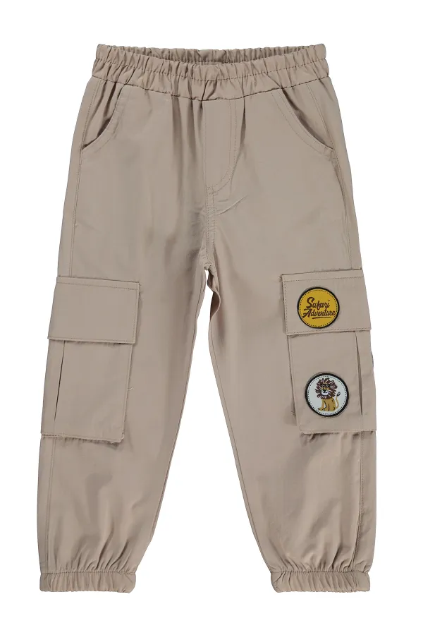 Pantalon garçon, 2-5 ans, couleur vison - Lot