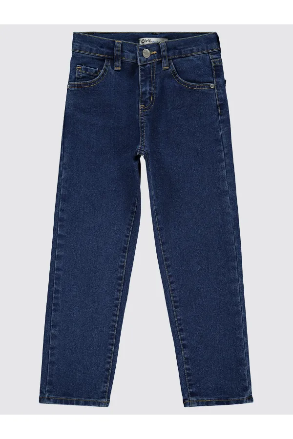 Pantalon garçon 6-9 ans bleu - Lot