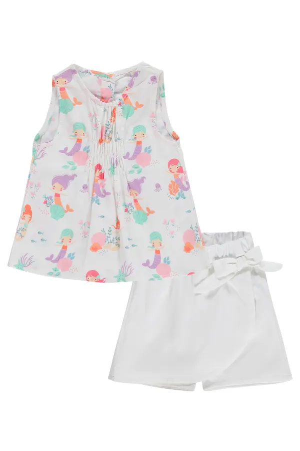 Ensemble bébé 0-24 mois, blanc cassé - Emballage