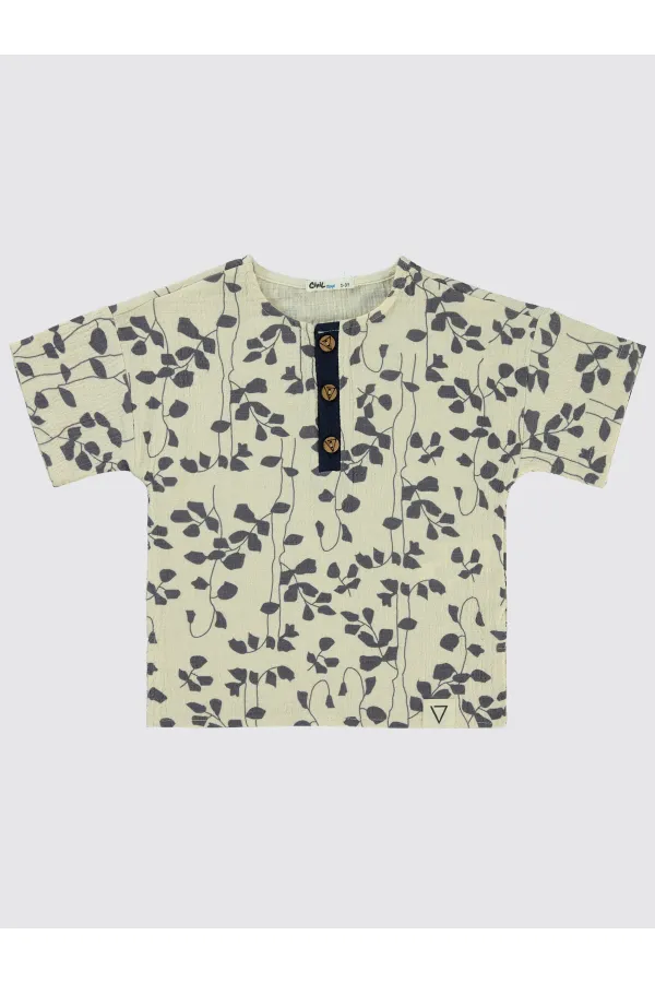 Boy's Shirt 2-5 Years Old Ecru - Package