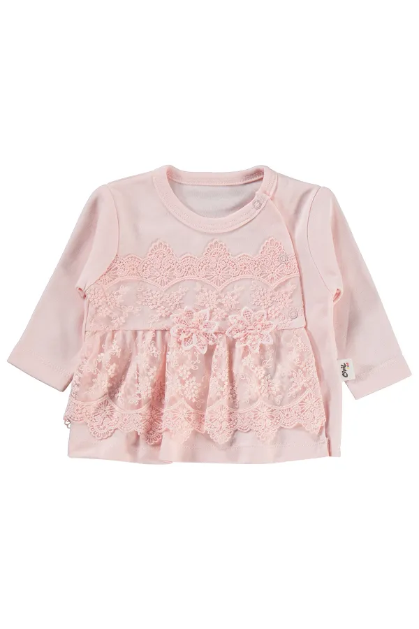 Bebek Pijama Takımı 0-24 Ay Somon - Paket