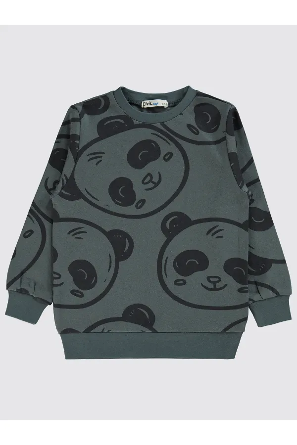 Boy Sweatshirt 2-5 Years Old Anthracite - Package