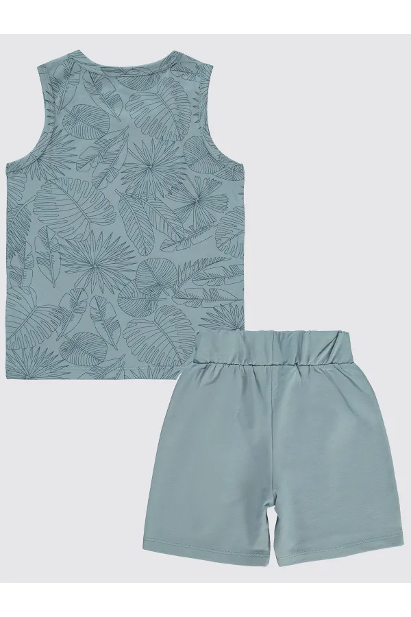 Boys' Suit 2-5 Years Old Soft Blue - Package