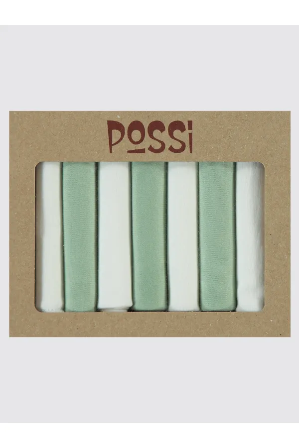 Bebek Ağız Bezi ve Mendili 0-24 Ay Yeşil - Paket