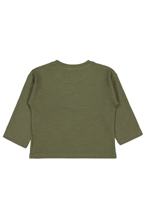 Erkek Çocuk Sweatshirt 2-5 Yaş Haki - Paket