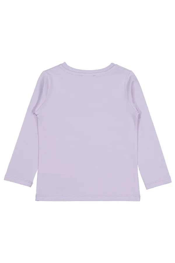 Kız Çocuk Sweatshirt Km 2-5 Yaş Lila - Paket