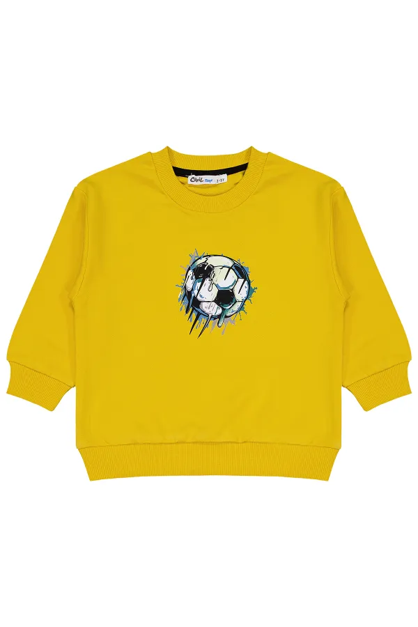 Ensemble de survêtement jaune pour garçon de 2 à 5 ans - Emballage