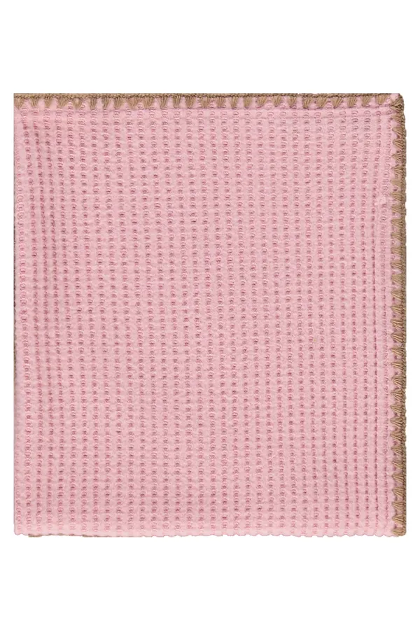 Ensemble couverture et lange pour bébé 0-24 mois rose - Emballage