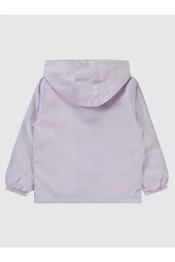 Kız Çocuk Yağmurluk 6-9 Yaş Nazik Lavanta - Paket