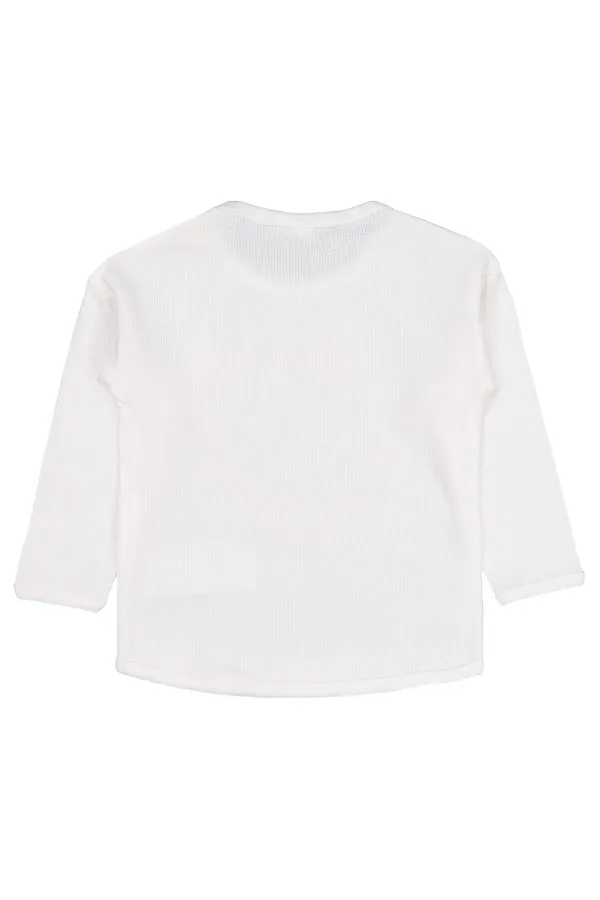 Bebek Sweatshirt 0-24 Ay Ekru - Paket