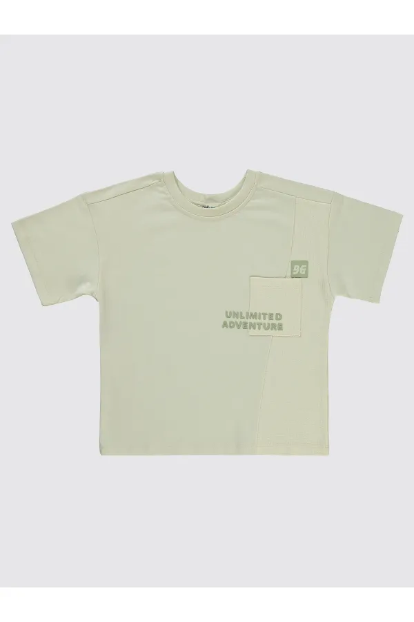 Boys T-Shirt 6-9 Years Ivory - Pack