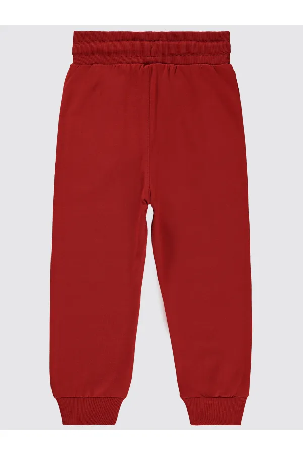 Bas de survêtement garçon 2-5 ans, couleur cuivre foncé - Lot