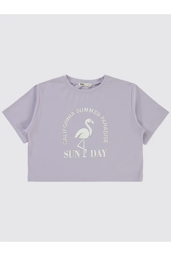 Kız Çocuk Tişört 10-13 Yaş Lila - Paket