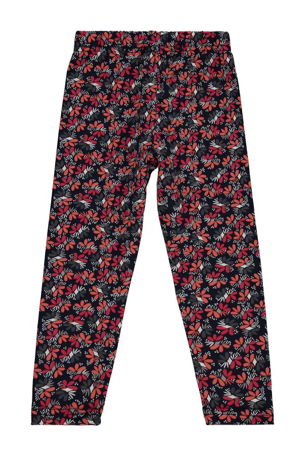 Kız Çocuk Tayt Km 2-5 Yaş Siyah - Paket