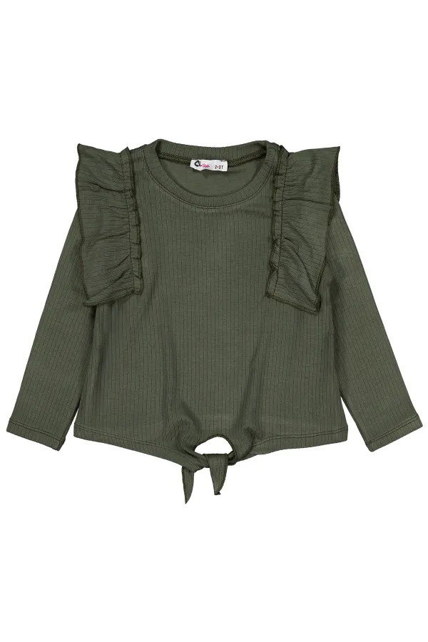 Girls Sweatshirt 2-5 Years Khaki - Package