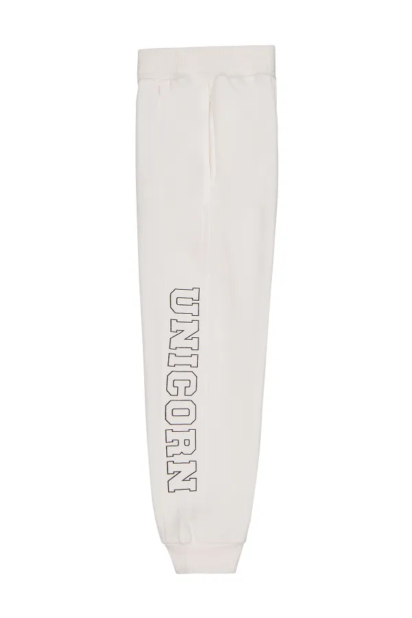 Bas de survêtement fille écru 2-5 ans - Emballage