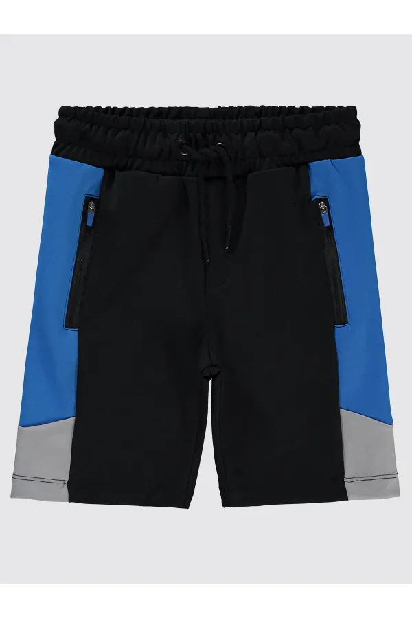 Erkek Çocuk Kapri 6-9 Yaş Siyah - Paket