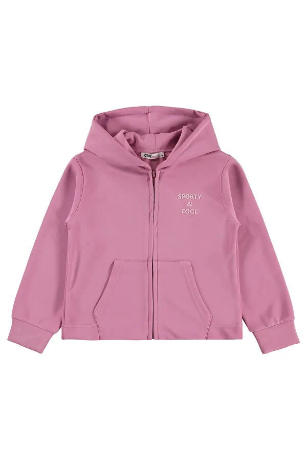 Girl's Cardigan, Ages 10-13, Rose Pink - Pack