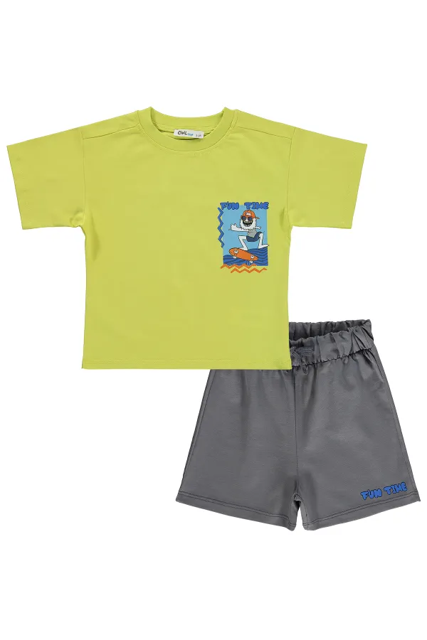 Boys' Team Set 2-5 Years Lemon Yellow - Pack Boys' Team Set 2-5 Years Lemon Yellow - Pack