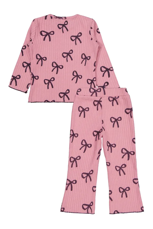 Girl's Set 2-5 Years Old Soft Pink - Package